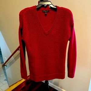 Banana Republic Women’s Burgundy V- neck Sweater